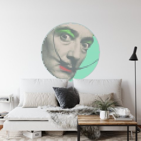 Fototapeta Okrągła Ikona Salvador