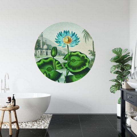 Fototapeta Okrągła Lotos Azul