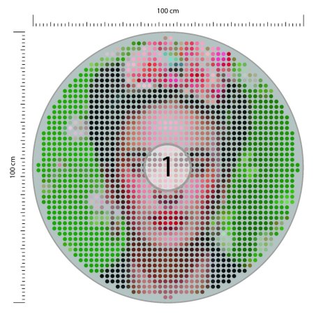 Fototapeta Okrągła Ikona Frida