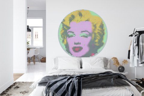 Fototapeta Okrągła Ikona Marilyn