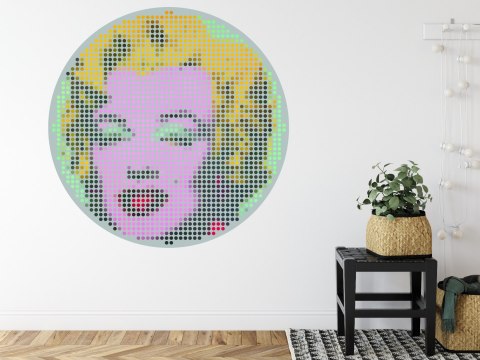 Fototapeta Okrągła Ikona Marilyn