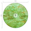 Fototapeta Okrągła Mappa Mundi Wschód