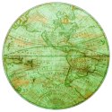 Fototapeta Okrągła Mappa Mundi Zachód