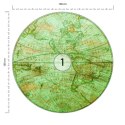 Fototapeta Okrągła Mappa Mundi Zachód