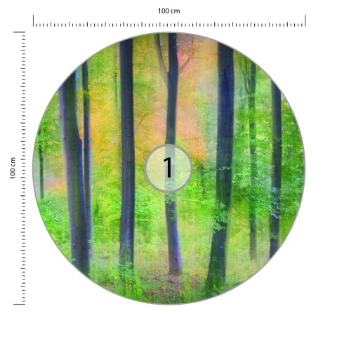 Fototapeta Okrągła Marzycielski Autorstwa Jochena Burgera