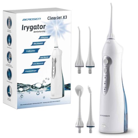 Irygator Dentystyczny bezprzewodowy Berdsen ClearJet X3