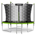 Trampolina ogrodowa 10ft/312cm z siatką wewnętrzną i drabinką Neo-Sport