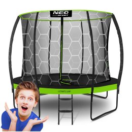 Trampolina ogrodowa profilowana 10ft/312cmz siatką wewnętrzną Neo-Sport