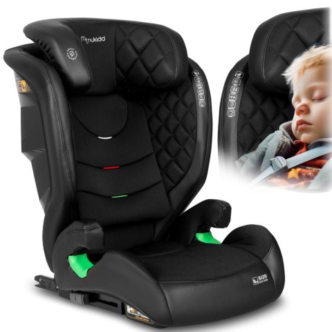 Fotelik samochodowy Nukido Louis czarny 15-36 kg ISOFIX