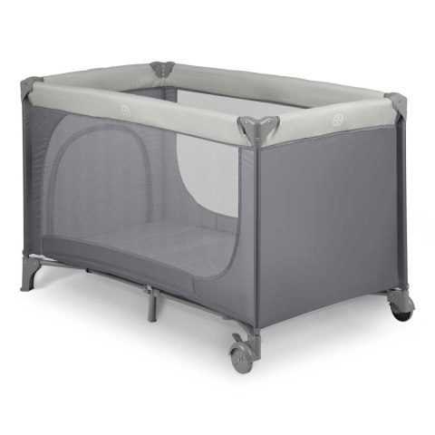 Łóżeczko turystyczne + materac + torba 123,5 x 64 x 76 cm RK-240 jasno szare