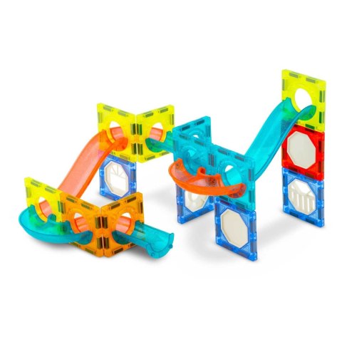 Klocki magnetyczne edukacyjne konstrukcyjne z podświetleniem RK-763 Ricokids 110 szt