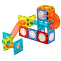 Klocki magnetyczne edukacyjne konstrukcyjne z podświetleniem RK-763 Ricokids 110 szt