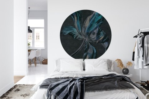 Fototapeta Okrągła Floralis W Negatywie