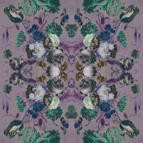 Fototapeta Okrągła Kaleidabluma W Negatywie