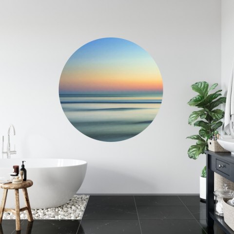 Fototapeta Okrągła Ombree Zachód Słońca