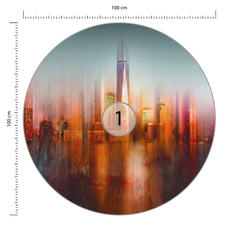 Fototapeta Okrągła Za Oknem Carmine Chiriaco