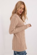 Sweter Damski Model AT-SW-2343.88 Camel - AT AT