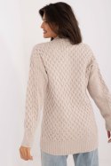 Sweter Damski Model AT-SW-23525.21 Beige - AT AT