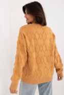 Sweter Damski Model AT-SW-2361.61 Camel - AT AT