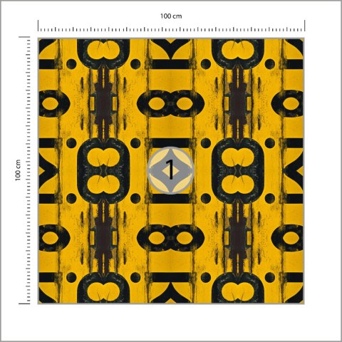 Fototapeta Kwadratowa Przemysł W Kolorze Żółtym