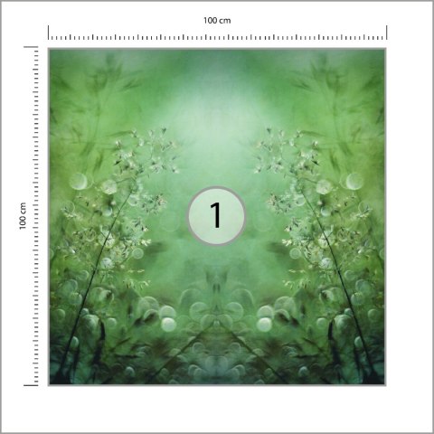 Fototapeta Kwadratowa Trawy Autorstwa Nel Talen