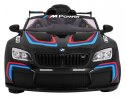 BMW M6 GT3 Auto na akumulator dla dzieci Czarny + Nawiew powietrza + Dźwięki MP3 Światła + Pilot