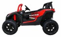 Buggy ATV Strong Racing dla 2 dzieci Czerwony + Silnik bezszczotkowy + Pompowane koła + Audio LED