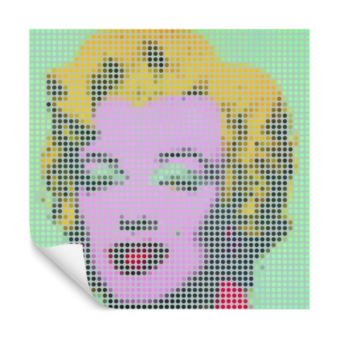 Fototapeta Kwadratowa Ikona Marilyn