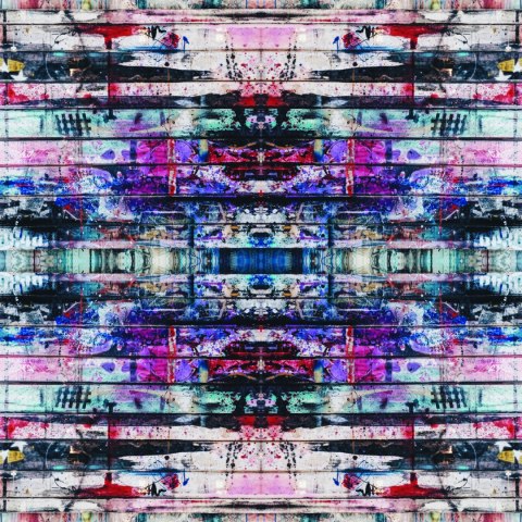 Fototapeta Kwadratowa Miejski Kalejdoskop