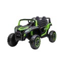 Auto Na Akumulator Buggy UTV 2000 Racing Zielony Napęd 4x4 Pilot MP3 LED