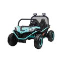 Auto Na Akumulator Pojazd Buggy FASTER 4x4 Zielony MP3 LED Ekoskóra