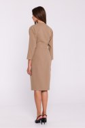 Sukienka Model S374 Beige - Stylove Stylove