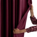 - CURT/AH/VELVET/PLEAT/WINE/N/140X245/1PC