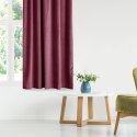 Zasłona VELVET kolor bordowy   velvet 140x270 ameliahome - CURT/AH/VELVET/PLEAT/BURGUNDY/140X270/1PC