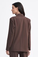 Marynarka oversize dwurzędowa Z69 Brown - Nife Nife