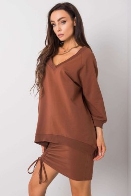 Bluza Damska Model RV-BL-5676.09 Dark Brown - Rue Paris Rue Paris