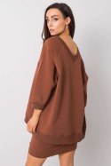 Bluza Damska Model RV-BL-5676.09 Dark Brown - Rue Paris Rue Paris