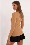 Sweter Damski Model AT-SW-2332-2.62 Camel - AT AT