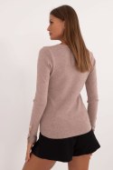 Sweter Damski Model AT-SW-2334.91 Dark Beige - AT AT