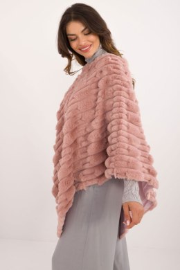 Sweter Ponczo Model AT-PN-2347.88 Dark Pink - AT AT