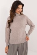 Sweter Damski Model AT-SW-2339.54 Beige - AT AT