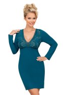 Koszulka nocna Koszula Nocna Model Silvana Long Sea Green - Donna Donna