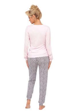 Piżama Damska Model Pantera Long Pink - Donna Donna