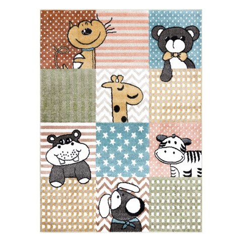 Dywan BEO PETS kolor zielony 120x170 Hakano - RUG/LU/BEO/PETS/MULTICOLOUR/120x170