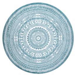Dywan okrągły BEO kolor niebieski styl dziecięcy r160 Hakano - RUG/LU/BEO/NAPKIN/BLUE/R160