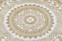 Dywan okrągły BEO kolor złoty styl dziecięcy r140 Hakano - RUG/LU/BEO/NAPKIN/MUSTARD/R140
