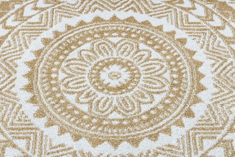 Dywan okrągły BEO kolor złoty styl dziecięcy r160 Hakano - RUG/LU/BEO/NAPKIN/MUSTARD/R160