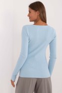 Sweter Damski Model AT-SW-2332-2.62 Light Blue - AT AT