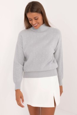 Sweter Damski Model AT-SW-2339.54 Light Grey - AT AT