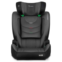 Fotelik samochodowy Nukido Louis Soft czarno-szary 15-36 kg ISOFIX